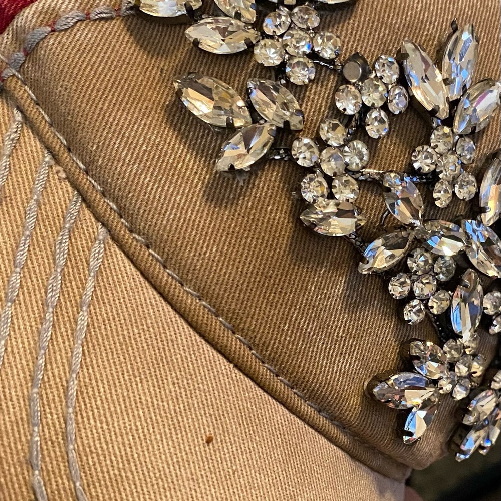 DISTRESSED BLING CAP - Picture 3 of 8